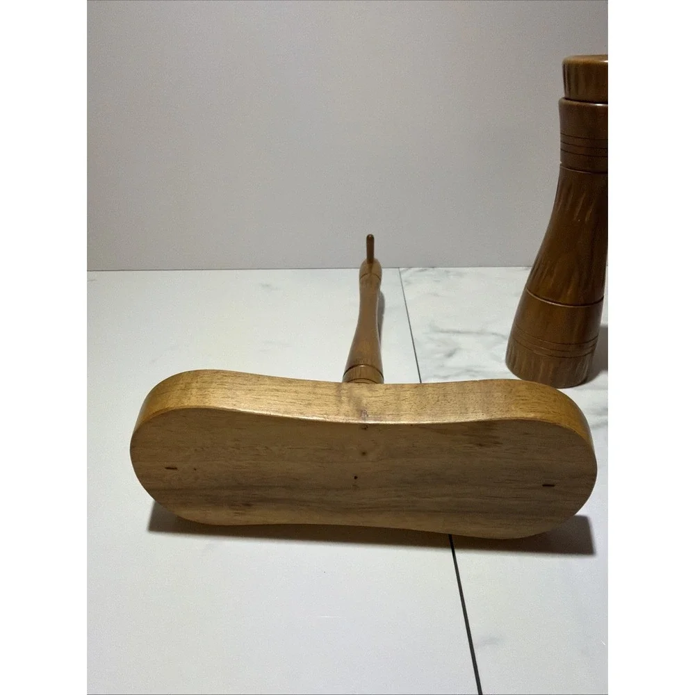 Haenlein Winterthur Vintage  Salt And Pepper Grinders With Caddy